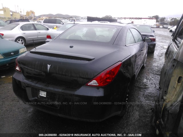 1G2ZH35N574140946 - 2007 PONTIAC G6 GT BLACK photo 4