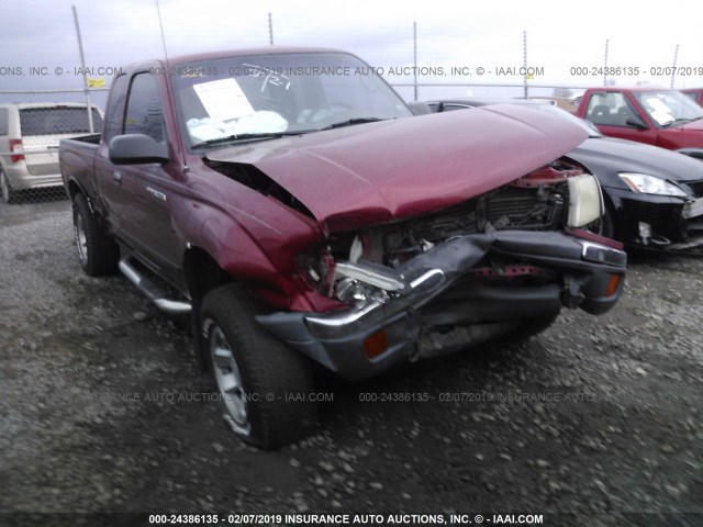 4TASM92N0YZ640478 - 2000 TOYOTA TACOMA XTRACAB PRERUNNER MAROON photo 6