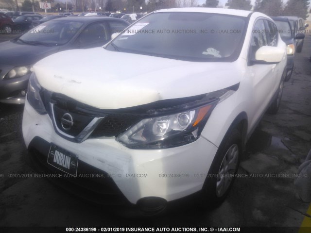 JN1BJ1CR2JW291818 - 2018 NISSAN ROGUE SPORT S/SV/SL WHITE photo 2