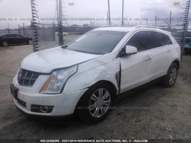 3GYFNCEY7BS607451 - 2011 CADILLAC SRX PREMIUM COLLECTION WHITE photo 2