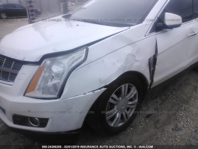 3GYFNCEY7BS607451 - 2011 CADILLAC SRX PREMIUM COLLECTION WHITE photo 6