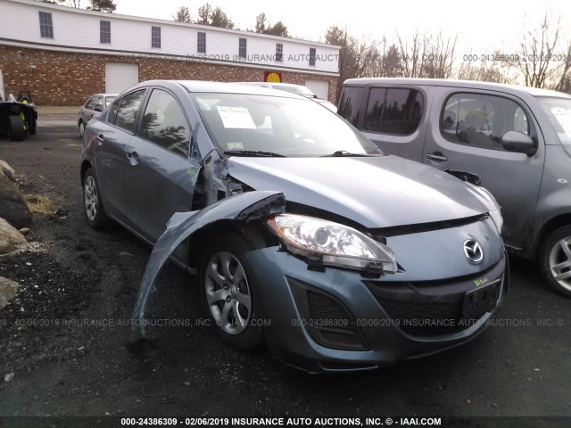 JM1BL1UG1B1497196 - 2011 MAZDA 3 I TEAL photo 1