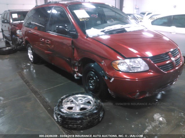 2D4GP44L67R211499 - 2007 DODGE GRAND CARAVAN SXT RED photo 6