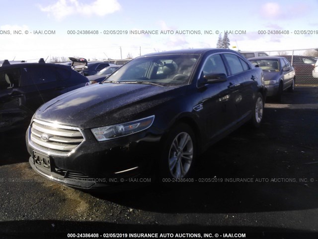 1FAHP2E84GG147499 - 2016 FORD TAURUS SEL BLACK photo 2