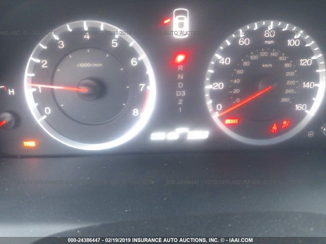 1HGCS12738A014618 - 2008 HONDA ACCORD EX BLACK photo 7