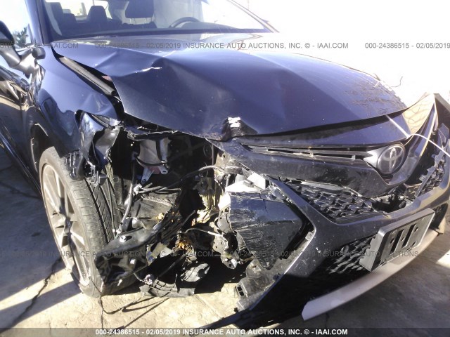 4T1BZ1HKXJU004282 - 2018 TOYOTA CAMRY XSE/XLE Qara foto 6