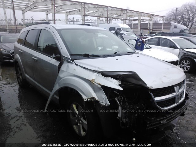 3D4PG5FV6AT210278 - 2010 DODGE JOURNEY SXT SILVER photo 1