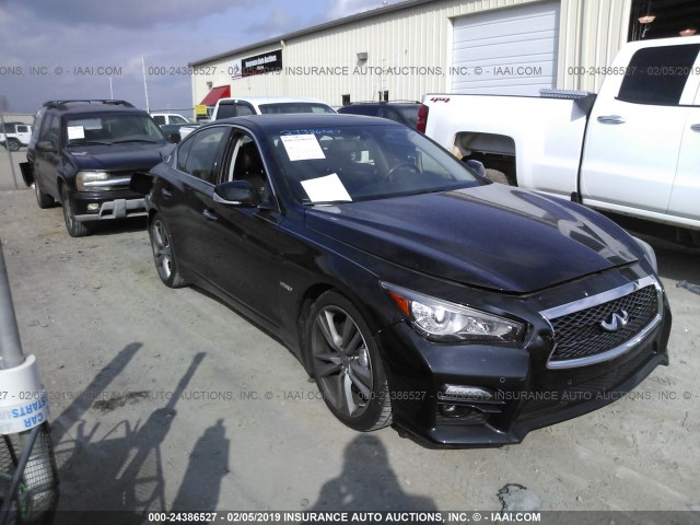 JN1AV7AP7EM691296 - 2014 INFINITI Q50 HYBRID PREMIUM/SPORT BLACK photo 1