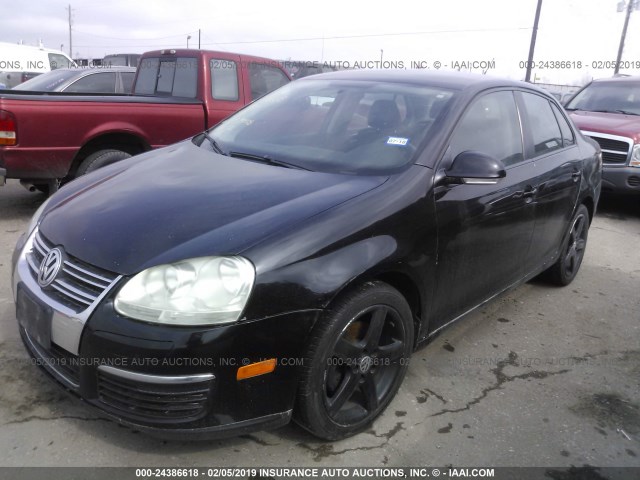 3VWAZ7AJ3AM109798 - 2010 VOLKSWAGEN JETTA LIMITED BLACK photo 2