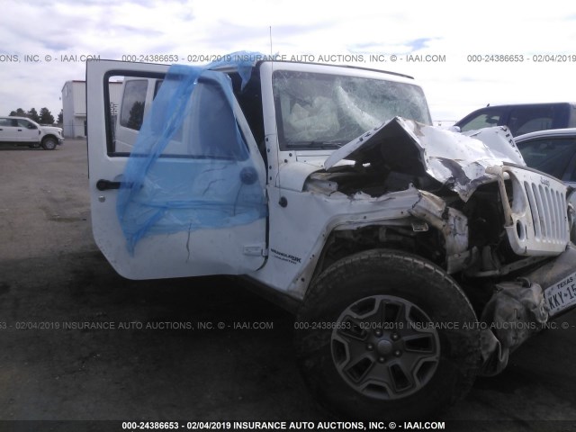 1C4BJWFG6JL851300 - 2018 JEEP WRANGLER UNLIMITE RUBICON WHITE photo 1