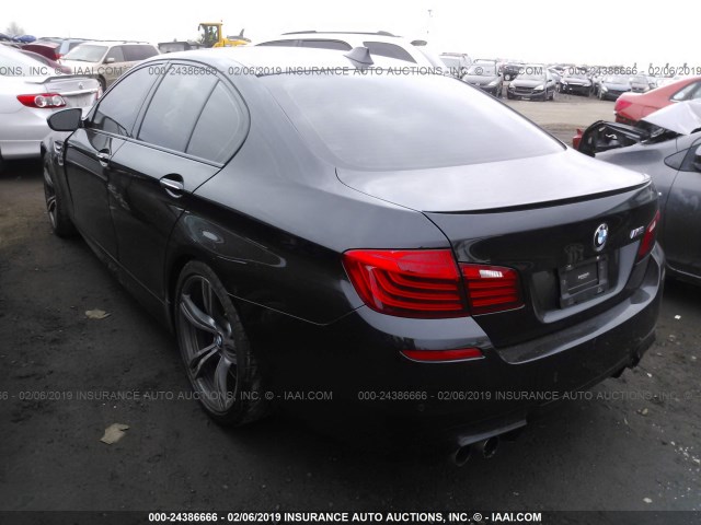 WBSFV9C55ED097759 - 2014 BMW M5 BLACK photo 3