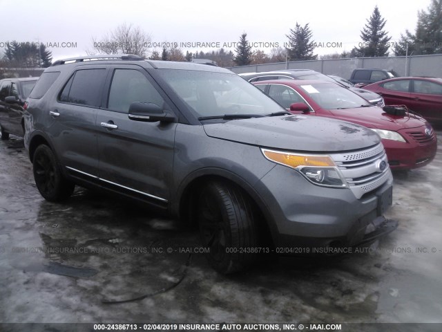 1FMHK8D83BGA10006 - 2011 FORD EXPLORER XLT GRAY photo 1