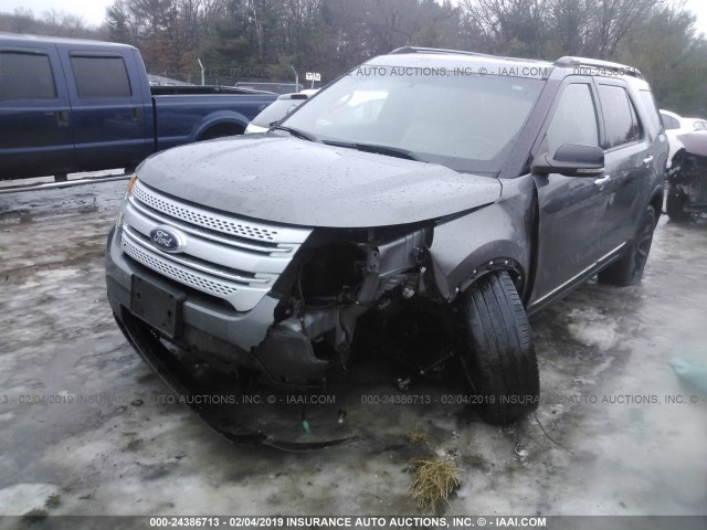 1FMHK8D83BGA10006 - 2011 FORD EXPLORER XLT GRAY photo 6