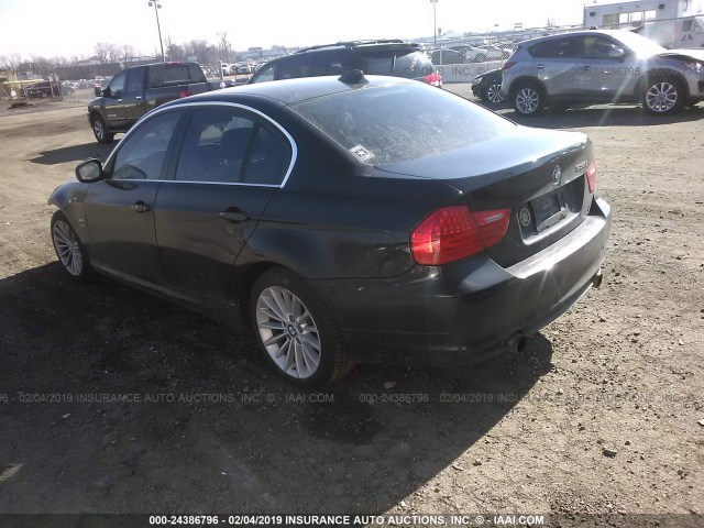 WBAPL5C54BA917253 - 2011 BMW 335 XI BLACK photo 3