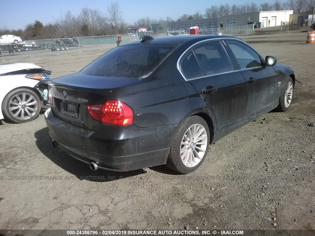 WBAPL5C54BA917253 - 2011 BMW 335 XI BLACK photo 4