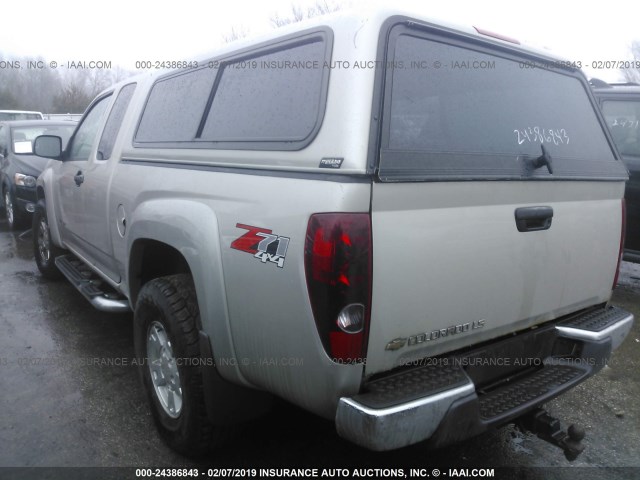 1GCDT196358166236 - 2005 CHEVROLET COLORADO BEIGE photo 3