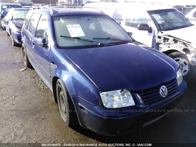 WVWSG61J62W108640 - 2002 VOLKSWAGEN JETTA GLS BLUE photo 1