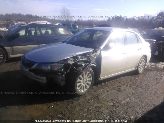 JF1GE61658H510434 - 2008 SUBARU IMPREZA 2.5I SILVER photo 2