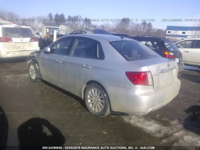 JF1GE61658H510434 - 2008 SUBARU IMPREZA 2.5I SILVER photo 3