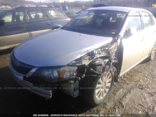 JF1GE61658H510434 - 2008 SUBARU IMPREZA 2.5I SILVER photo 6