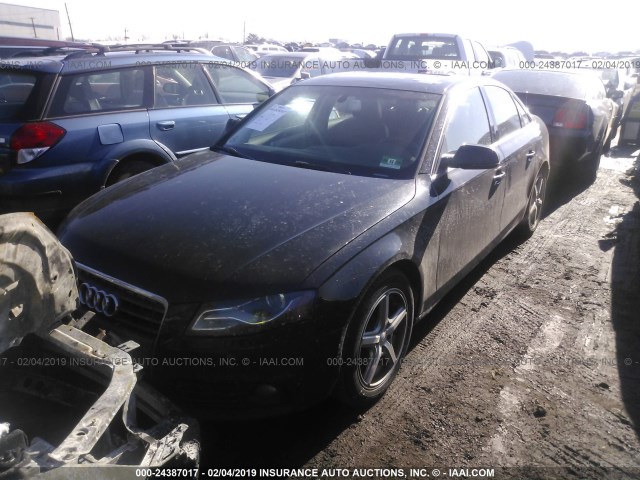 WAUFFAFL4BN026457 - 2011 AUDI A4 PREMIUM PLUS BLACK photo 2