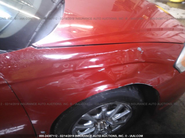 2G1WK15N379316208 - 2007 CHEVROLET MONTE CARLO LT RED photo 6