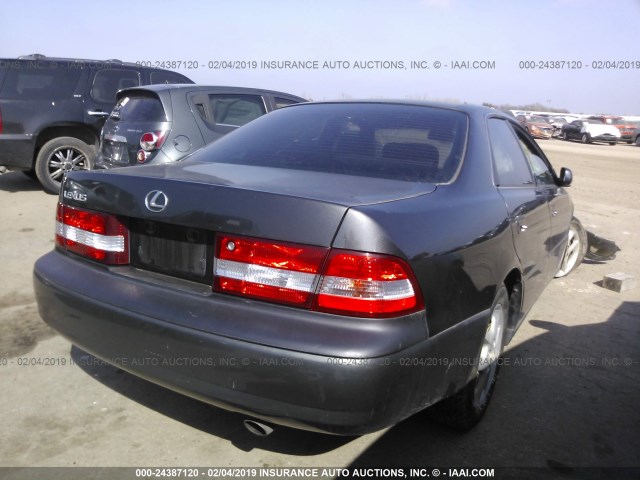 JT8BF28G115111552 - 2001 LEXUS ES 300 GRAY photo 4