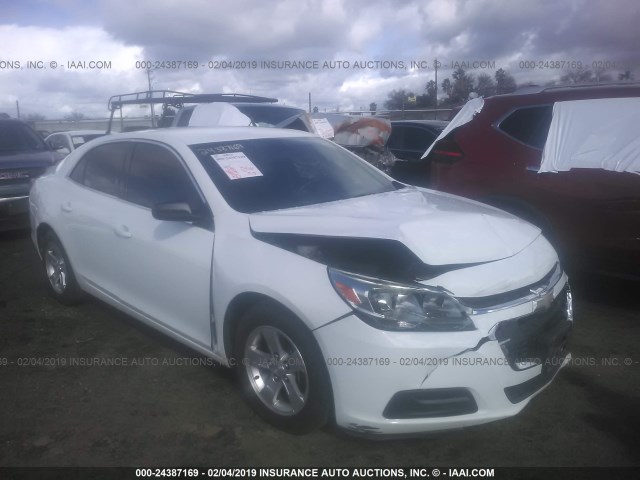 1G11B5SL5FF198981 - 2015 CHEVROLET MALIBU LS WHITE photo 1