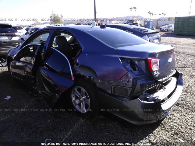 1G11B5SL4EF272292 - 2014 CHEVROLET MALIBU LS BLUE photo 3