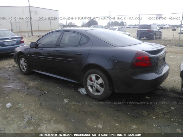 2G2WP552481169228 - 2008 PONTIAC GRAND PRIX GRAY photo 3