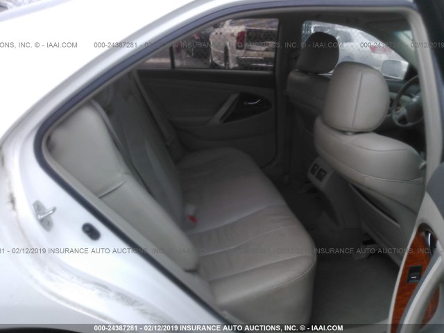 4T4BF3EK2BR137344 - 2011 TOYOTA CAMRY SE/LE/XLE 白色 照片 8