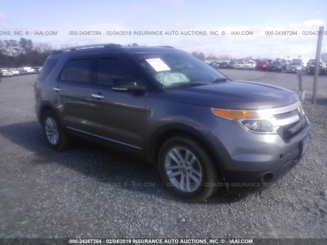 1FMHK7D81BGA63510 - 2011 FORD EXPLORER XLT GRAY photo 1