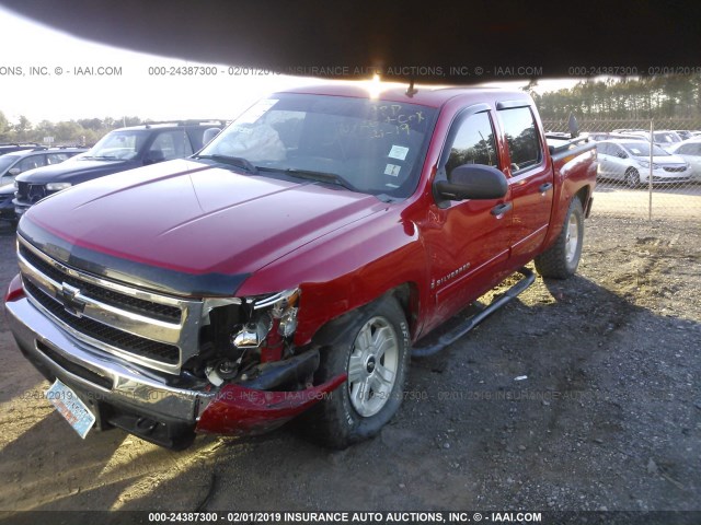 3GCEK23309G260165 - 2009 CHEVROLET SILVERADO K1500 LT RED photo 2