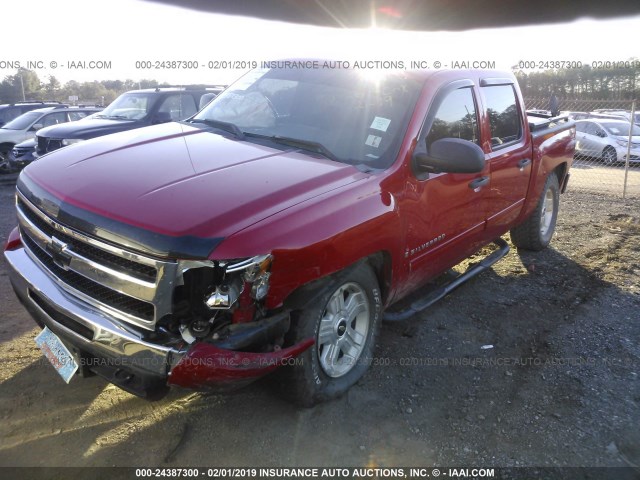 3GCEK23309G260165 - 2009 CHEVROLET SILVERADO K1500 LT RED photo 6