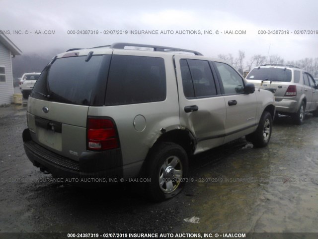 1FMZU72K84ZA73021 - 2004 FORD EXPLORER XLS/XLS SPORT TAN photo 4