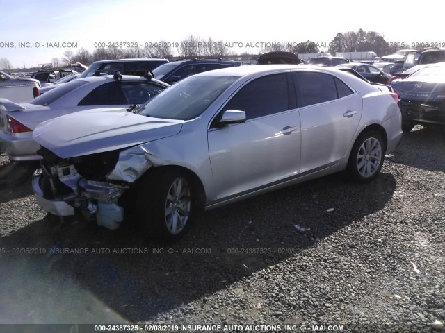 1G11E5SA5DF329846 - 2013 CHEVROLET MALIBU 2LT SILVER photo 2