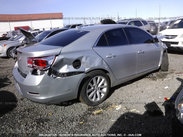 1G11E5SA5DF329846 - 2013 CHEVROLET MALIBU 2LT SILVER photo 4