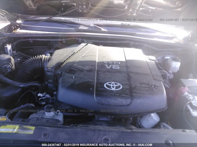 5TFLU4EN6DX061203 - 2013 TOYOTA TACOMA DOUBLE CAB 黑色 照片 10