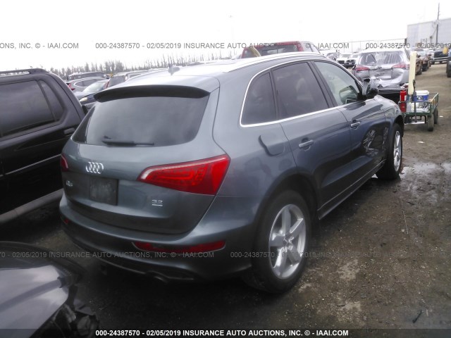 WA1DKAFP6CA059312 - 2012 AUDI Q5 PREMIUM PLUS GRAY photo 4