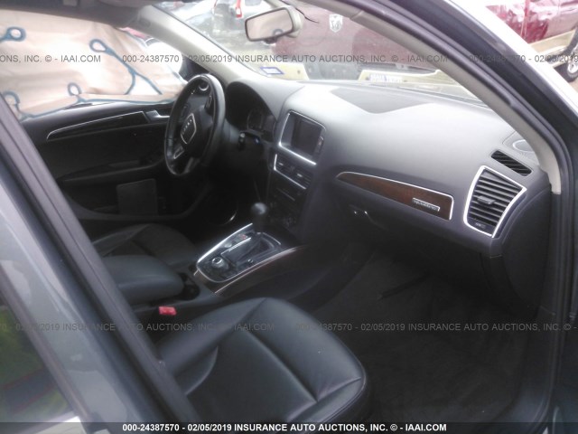 WA1DKAFP6CA059312 - 2012 AUDI Q5 PREMIUM PLUS GRAY photo 5