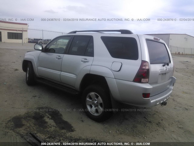 JTEZU14R150044747 - 2005 TOYOTA 4RUNNER SR5/SPORT SILVER photo 3