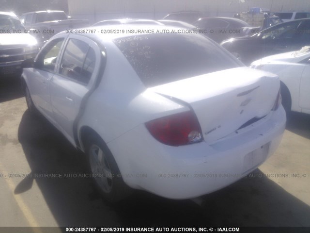 1G1AF5F56A7182470 - 2010 CHEVROLET COBALT 2LT WHITE photo 3