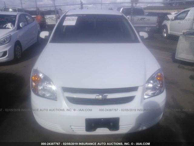 1G1AF5F56A7182470 - 2010 CHEVROLET COBALT 2LT WHITE photo 6