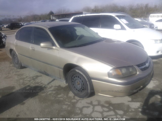 2G1WF52E859228980 - 2005 CHEVROLET IMPALA GOLD photo 1