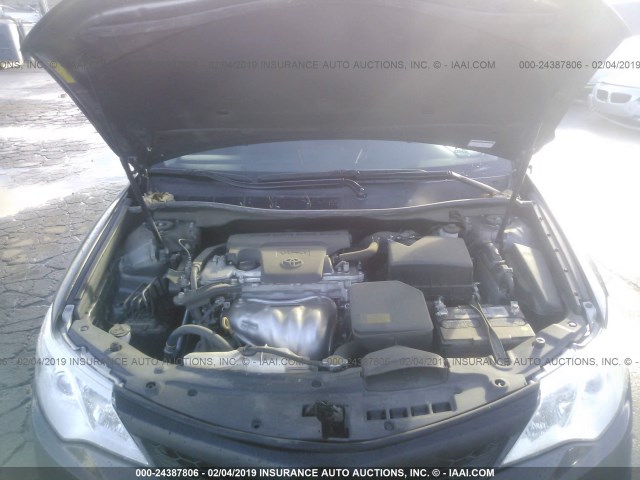 4T1BF1FK3EU328627 - 2014 TOYOTA CAMRY L/SE/LE/XLE 灰色 照片 10