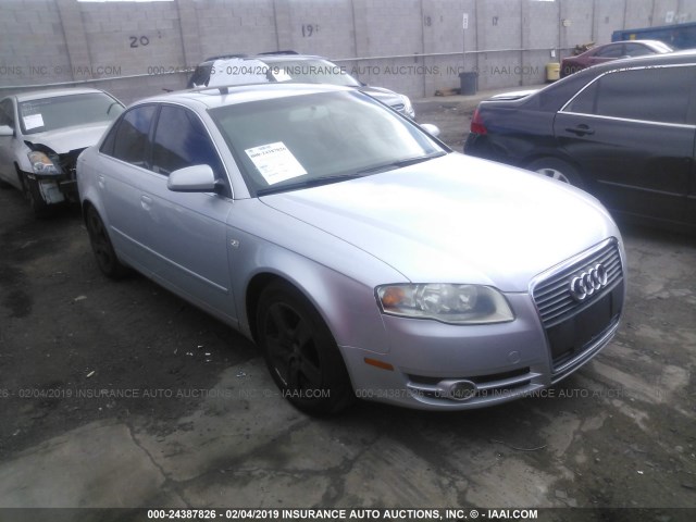 WAUAF78E56A210038 - 2006 AUDI A4 2/TURBO SILVER photo 1