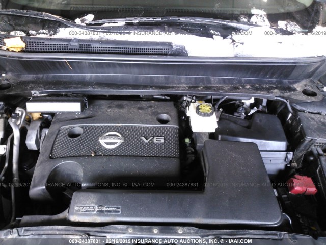 5N1AR2MM7EC647161 - 2014 NISSAN PATHFINDER S/SV/SL/PLATINUM BLACK photo 10