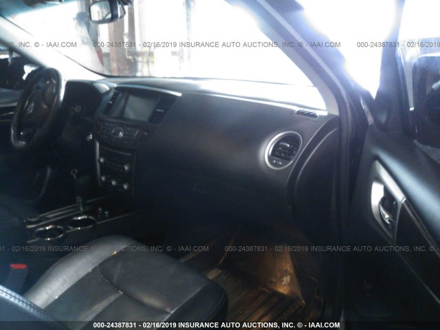 5N1AR2MM7EC647161 - 2014 NISSAN PATHFINDER S/SV/SL/PLATINUM BLACK photo 5