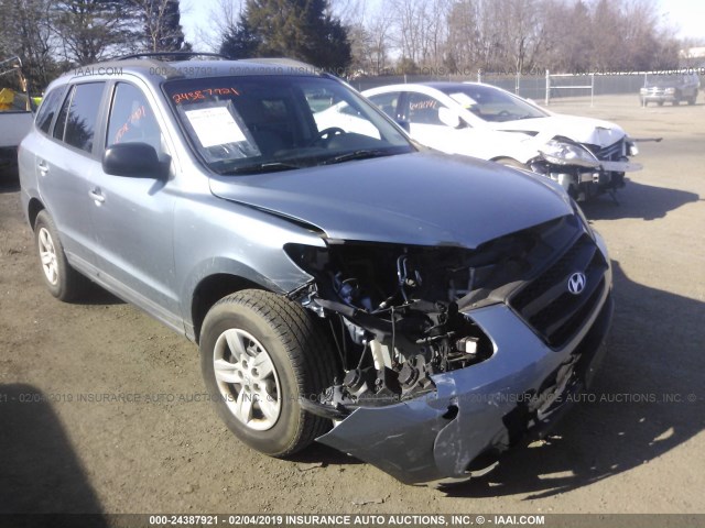 5NMSG13D49H251304 - 2009 HYUNDAI SANTA FE GLS BLUE photo 6