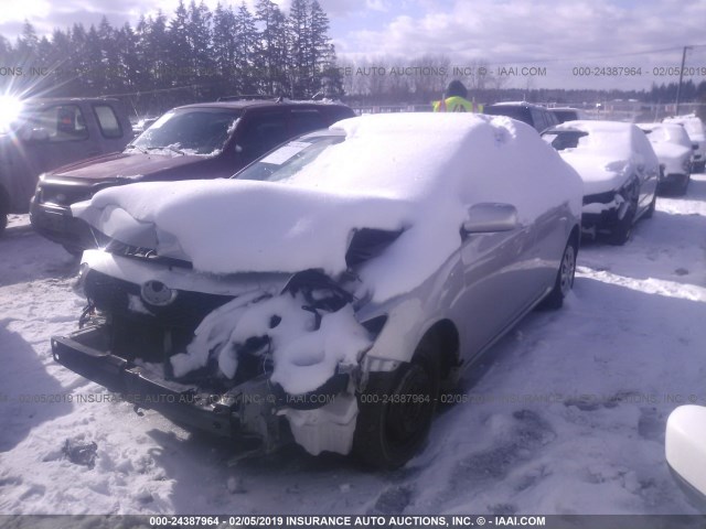 1NXBU40E39Z020647 - 2009 TOYOTA COROLLA S/LE/XLE SILVER photo 2